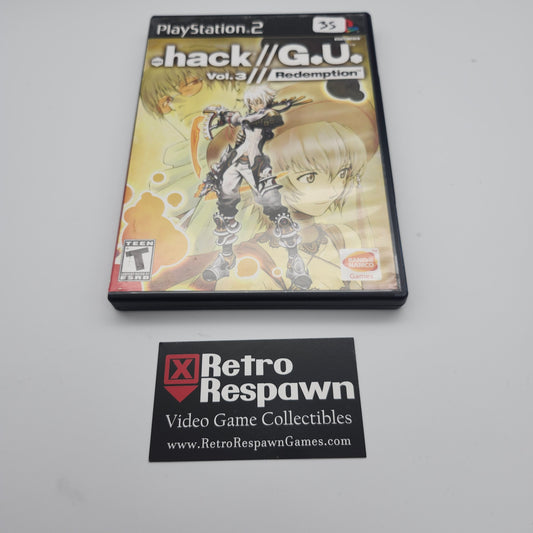 .hack GU Redemption - Playstation 2 (Complete)