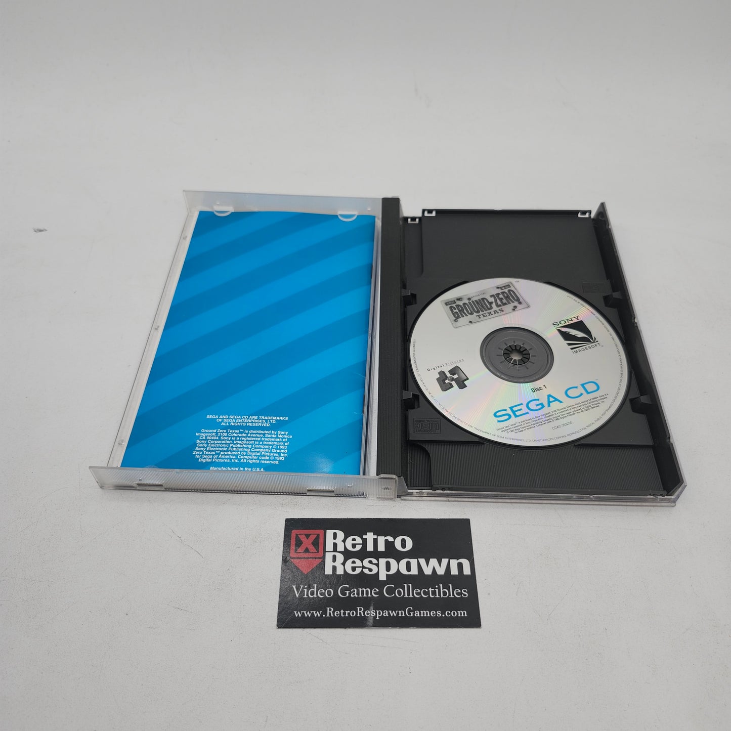 Ground Zero Texas - Sega CD (Complete)