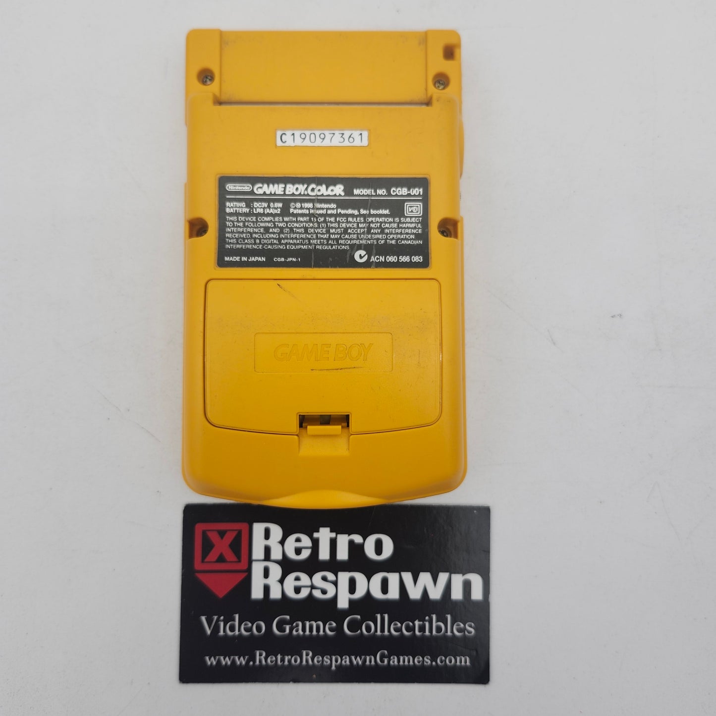 Game Boy Color Yellow - JP GameBoy Color (Complete)