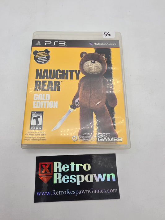 Naughty Bear: Gold Edition - Playstation 3 (Complete)