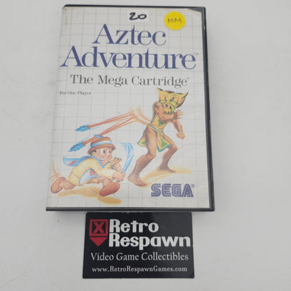 Aztec Adventure - Sega Master System (Missing Manual)