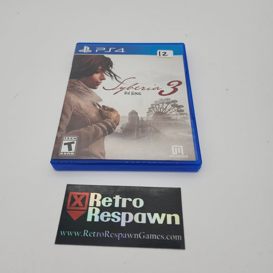 Syberia 3 - Playstation 4 (Complete)