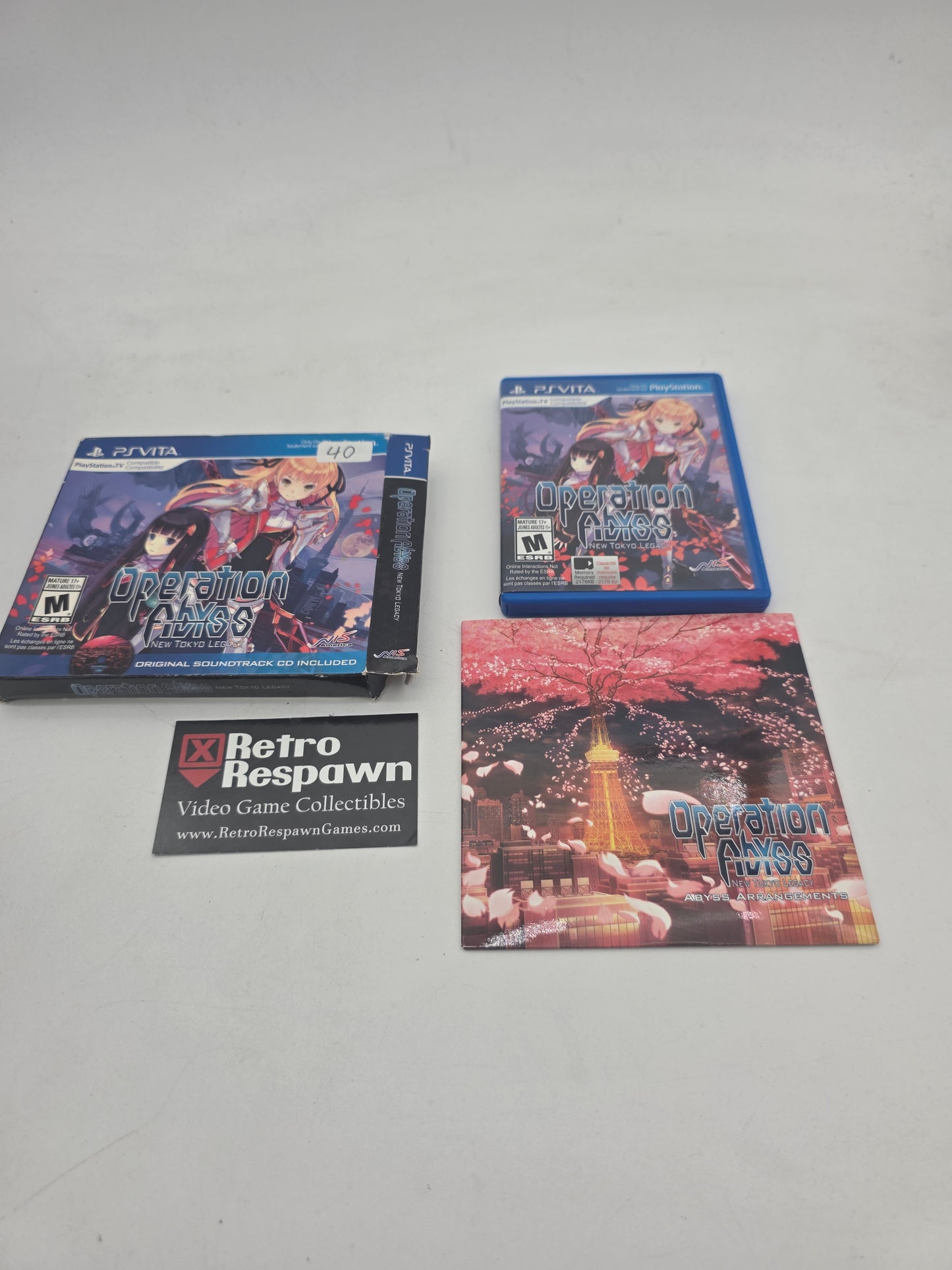 Operation Abyss: New Tokyo Legacy [+Soundtrack] - Playstation Vita (Complete)
