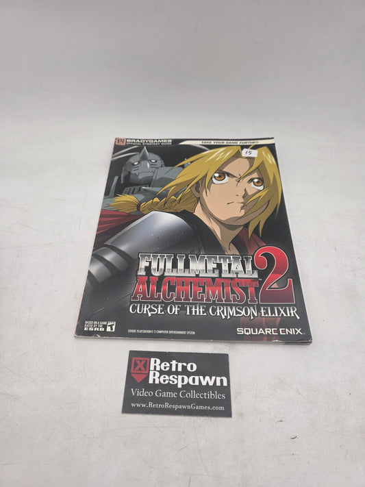 Full Metal Alchemist 2 Curse of the Crimson Elixe4 Bradygames Official Strategy Guide - Starategy Guide (Alright Condition)