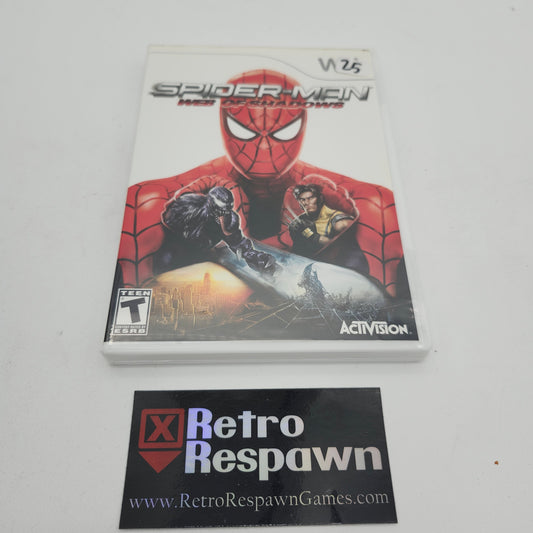 Spiderman Web of Shadows - Wii (Complete)