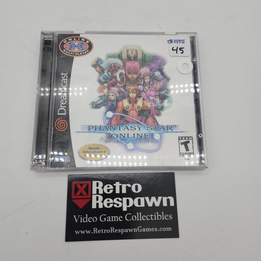 Phantasy Star Online - Sega Dreamcast (Complete with Sonic Adventure 2 Trial Disc)