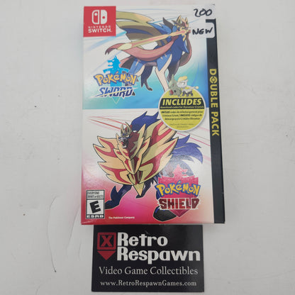 Pokemon Sword and Shield Double Pack - Nintendo Switch (Sealed)