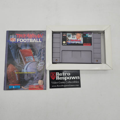 Troy Aikman NFL Football - Super Nintendo (Complete)