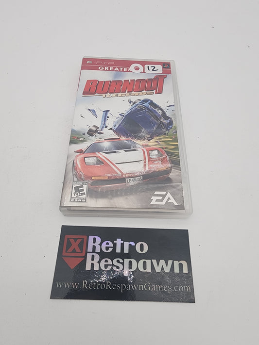 Burnout Legends [Greatest Hits] - PSP (Complete)