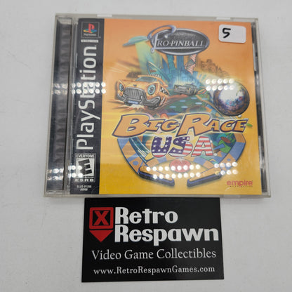 Pro Pinball Big Race USA - Playstation (Complete)