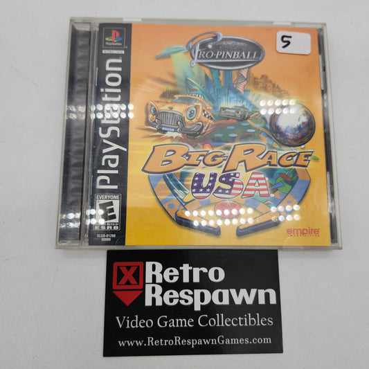 Pro Pinball Big Race USA - Playstation (Complete)