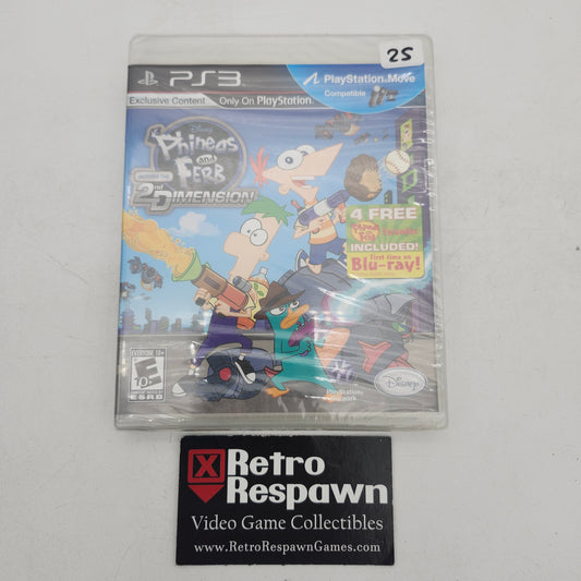 Phineas and Ferb: Across the 2nd Dimension - Playstation 3 (Sealed)