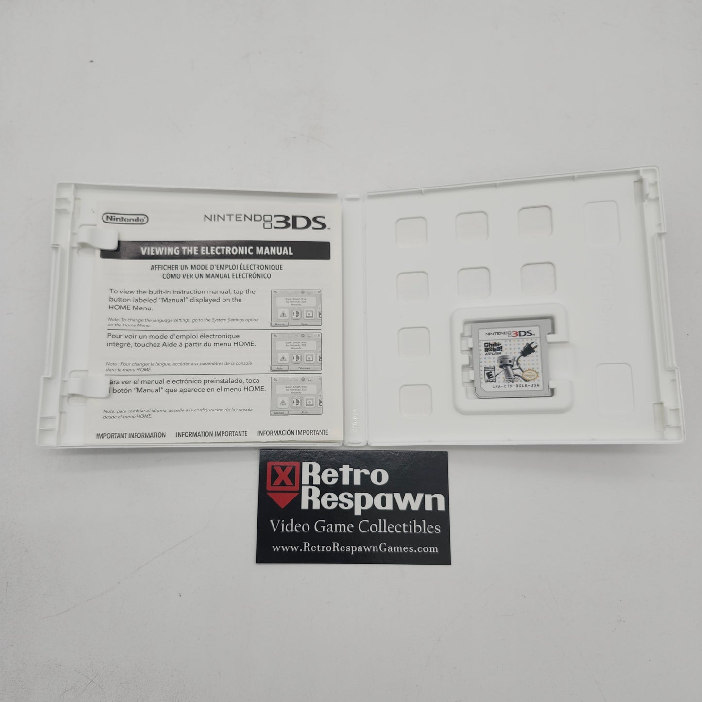 Chibi-Robo Zip Lash - Nintendo 3DS (Missing Manual)