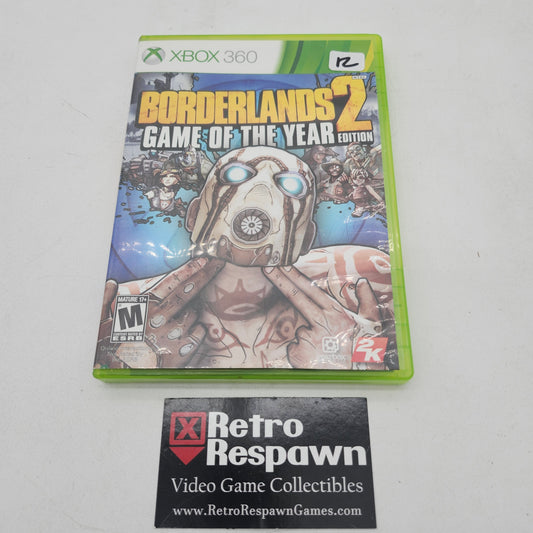 Borderlands 2 [Game of the Year] - Xbox 360 (Complete)