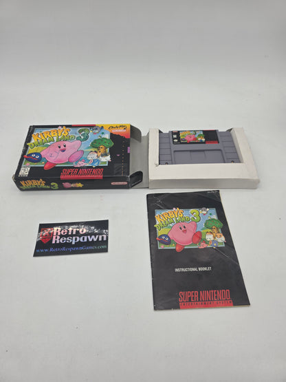 Kirby's Dream Land 3 [Look at All Pictures]- Super Nintendo (Complete)