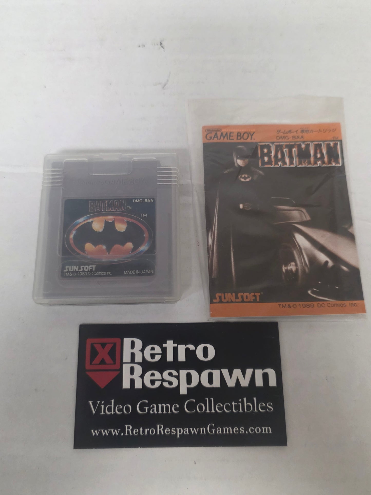 Batman - JP GameBoy (Game + Manual)