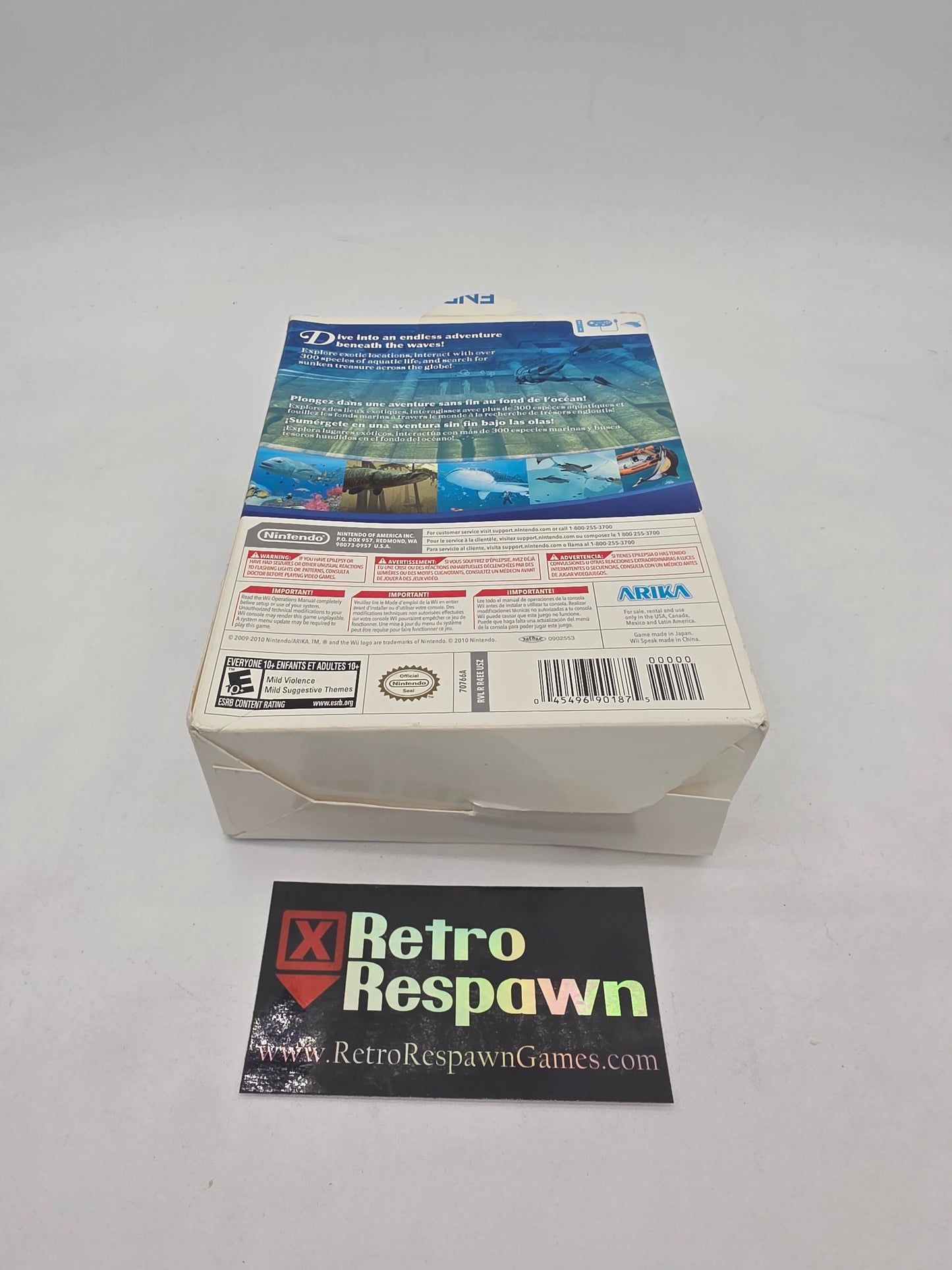 Endless Ocean: Blue World [Controller Bundle] - Wii (Complete)