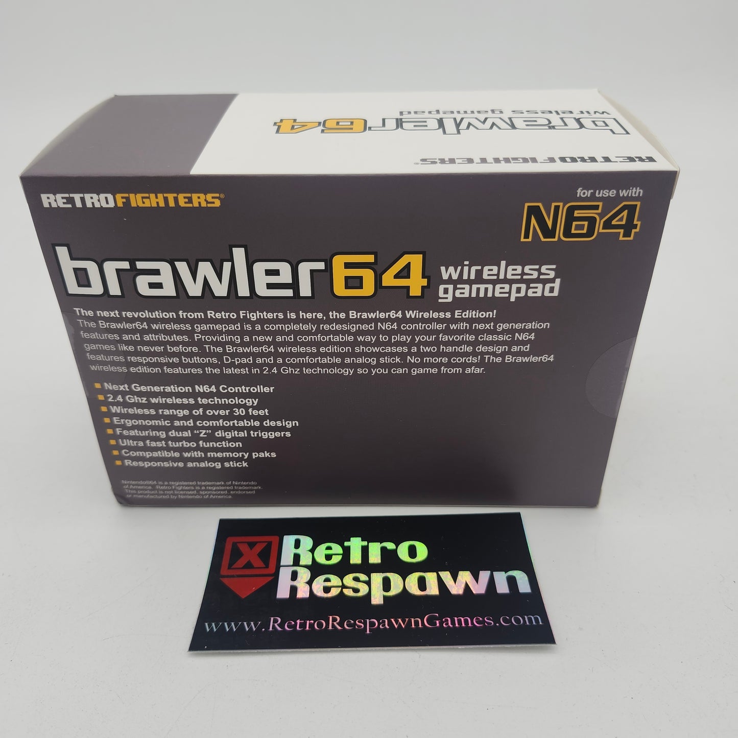 Brawler64 Wireless Controller - Nintendo 64 (Sealed)