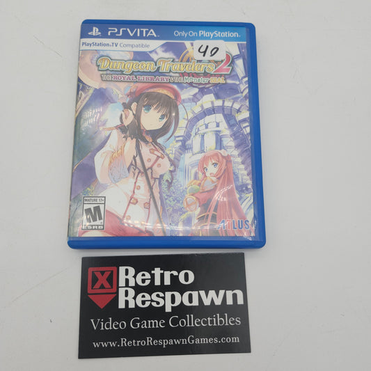 Dungeon Travelers 2: The Royal Library & the Monster Seal - Playstation Vita (Complete)