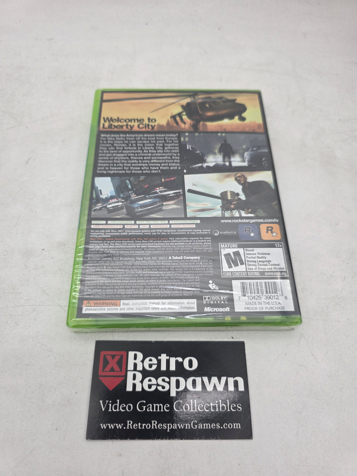 Grand Theft Auto IV - Xbox 360 (Sealed)