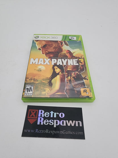 Max Payne 3 - Xbox 360 (Complete)