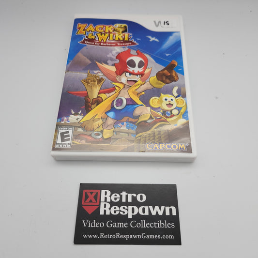Zack and Wiki Quest for Barbaros Treasure - Wii (Complete)