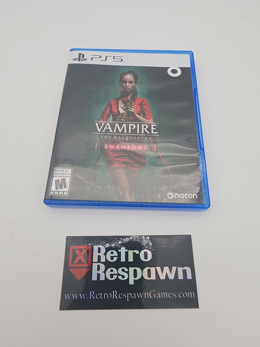 Vampire: The Masquerade Swansong - Playstation 5 (Complete)