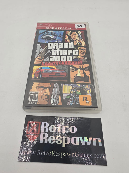 Grand Theft Auto Liberty City Stories [Greatest Hits] - PSP (Complete/No Map)