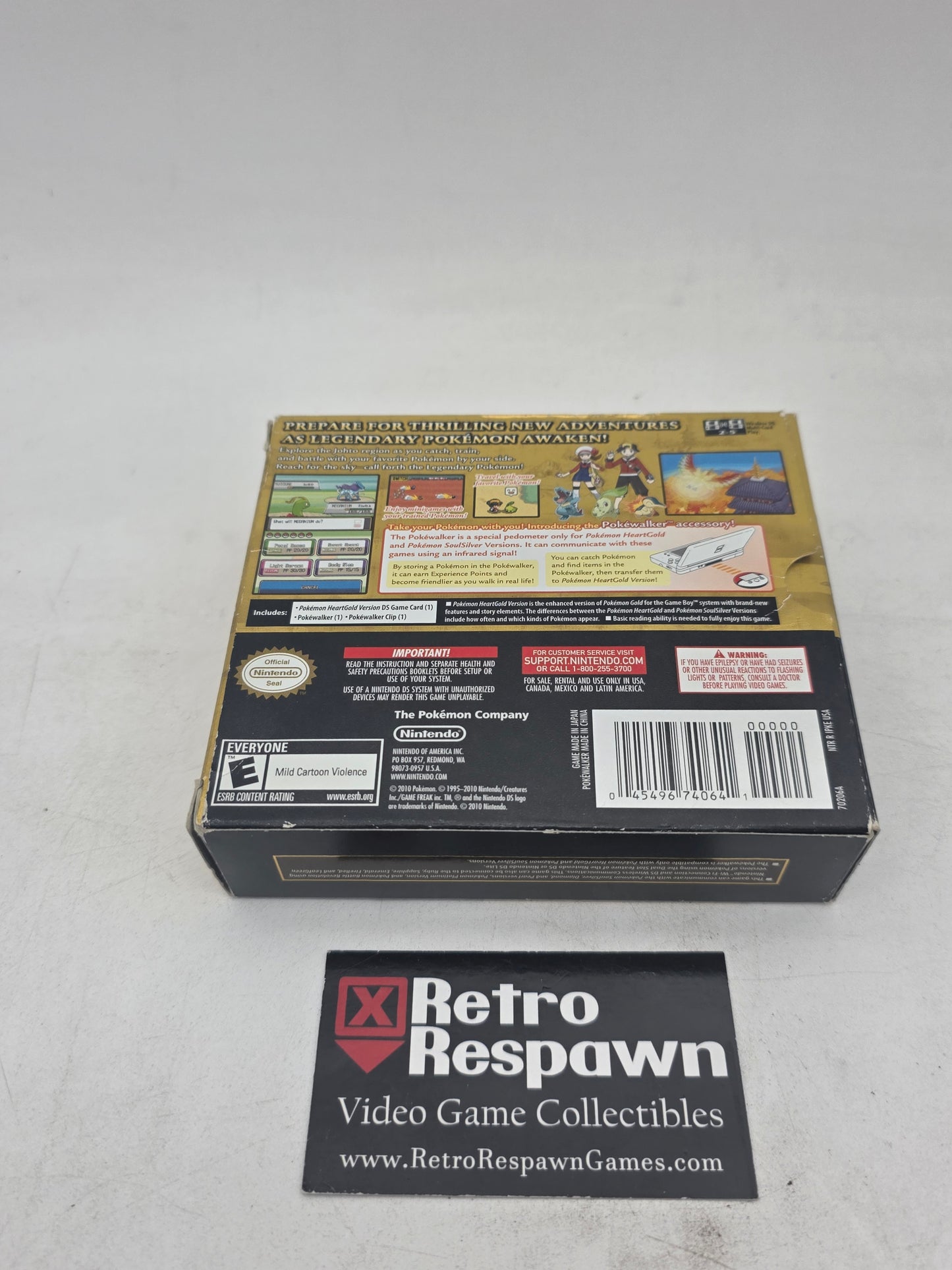 Pokemon HeartGold Version [Pokewalker] - Nintendo DS (Complete)