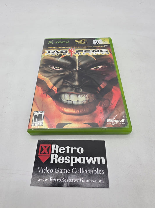Tao Feng Fist of the Lotus - Xbox (Complete)
