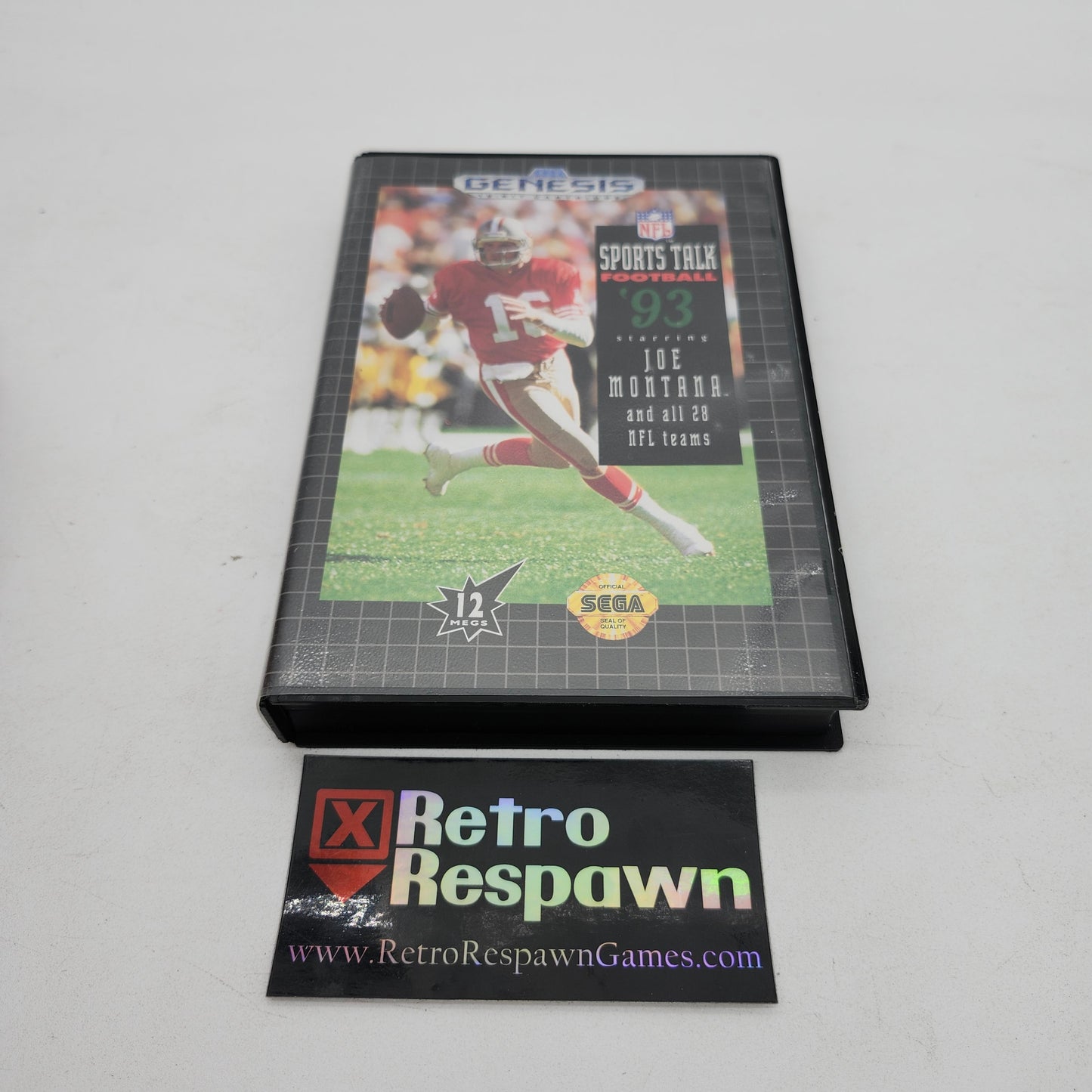 Sports Talk Football '93 Starring Joe Montana - Sega Genesis (Complete)