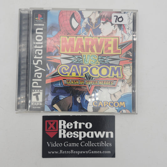 Marvel vs. Capcom Clash of Super Heroes - Playstation (Complete)