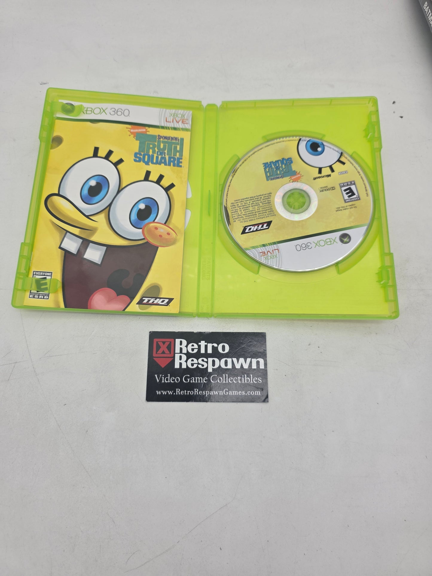 SpongeBob's Truth or Square - Xbox 360 (Complete)