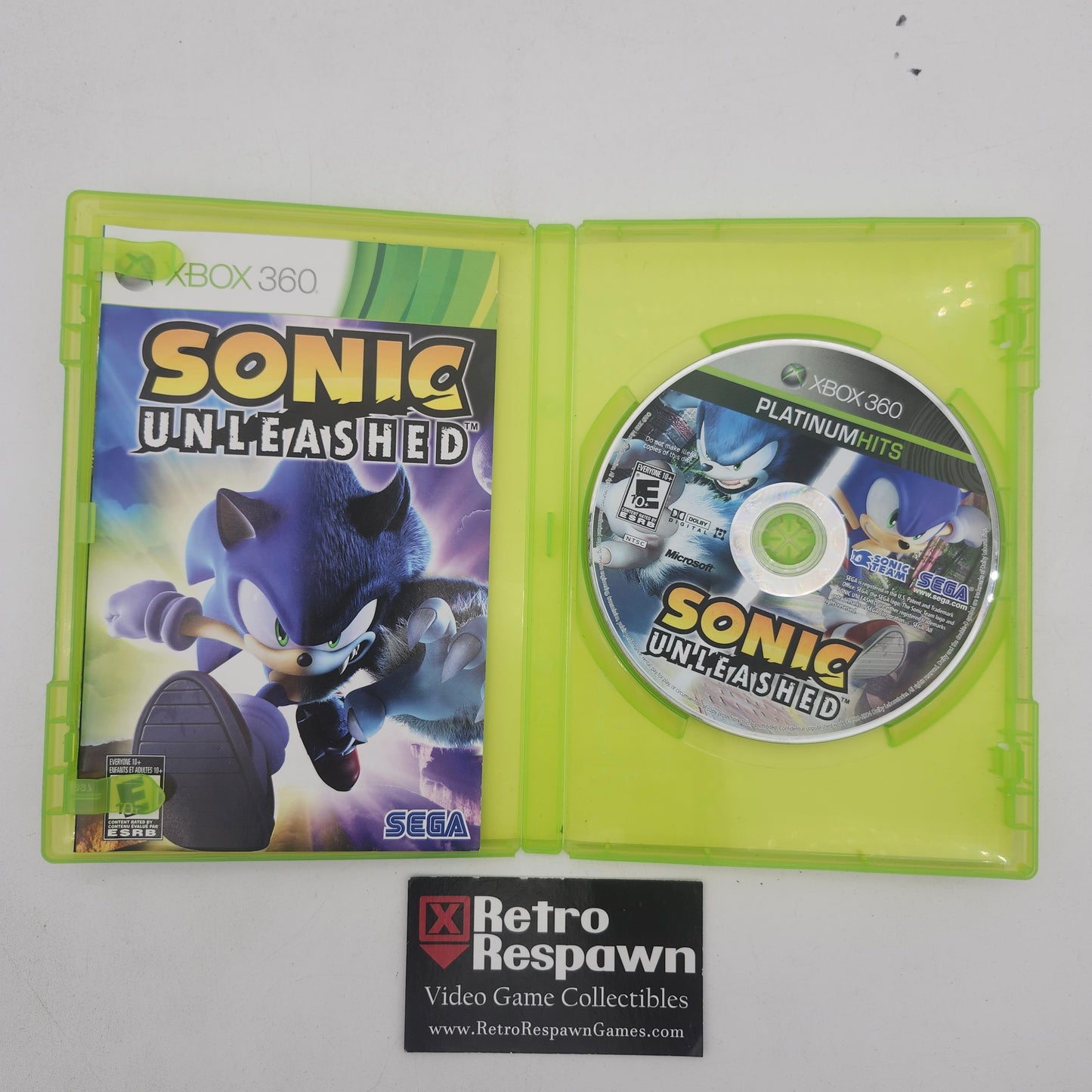 Sonic Unleashed [Platinum Hits] - Xbox 360 (Complete)