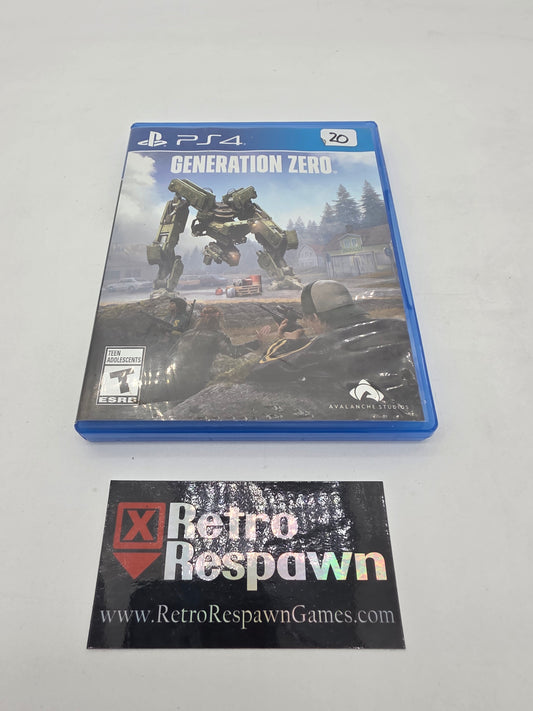 Generation Zero - Playstation 4 (Complete)