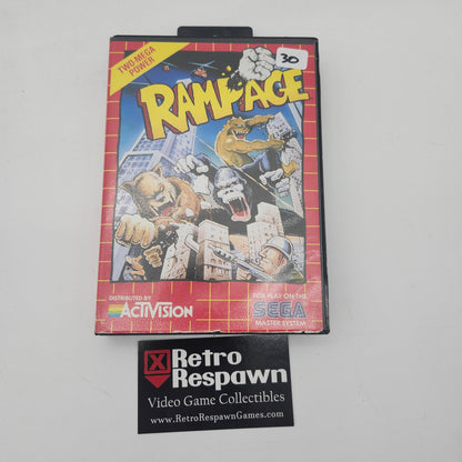 Rampage - Sega Master System (Complete)
