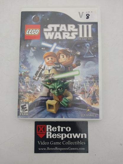 LEGO Star Wars III: The Clone Wars - Wii (Complete)