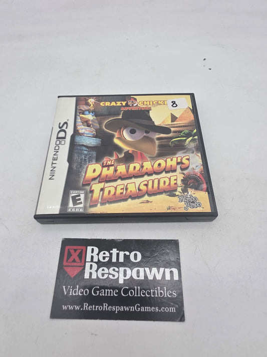 Crazy Chicken: The Pharaoh's Treasure - Nintendo DS (Complete)