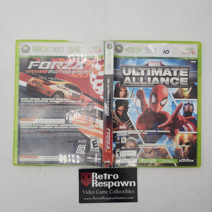Marvel Ultimate Alliance & Forza 2 - Xbox 360 (Complete)