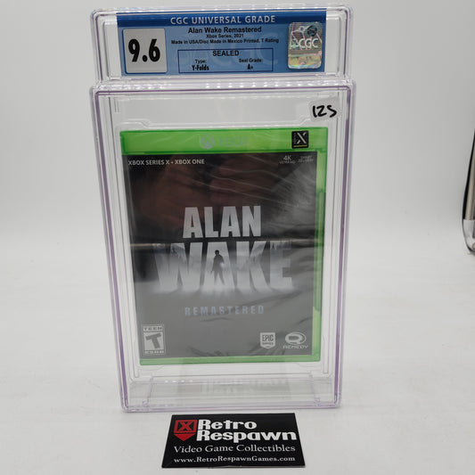 Alan Wake: Remastered (CGC Universal Grade 9.6 - Xbox Series X (Sealed)