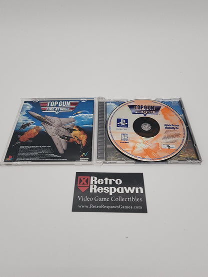 Top Gun Fire at Will - Playstation (COMPLETE)