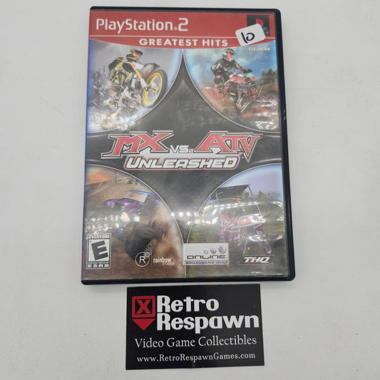 MX vs. ATV Unleashed [Greatest Hits] - Playstation 2 (Complete)