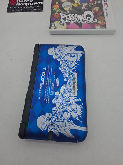 Modded Region Free Nintendo 3DS LL [Persona Q: Shadow Of The Labyrinth Velvet Model] - JP Nintendo 3DS (Complete)