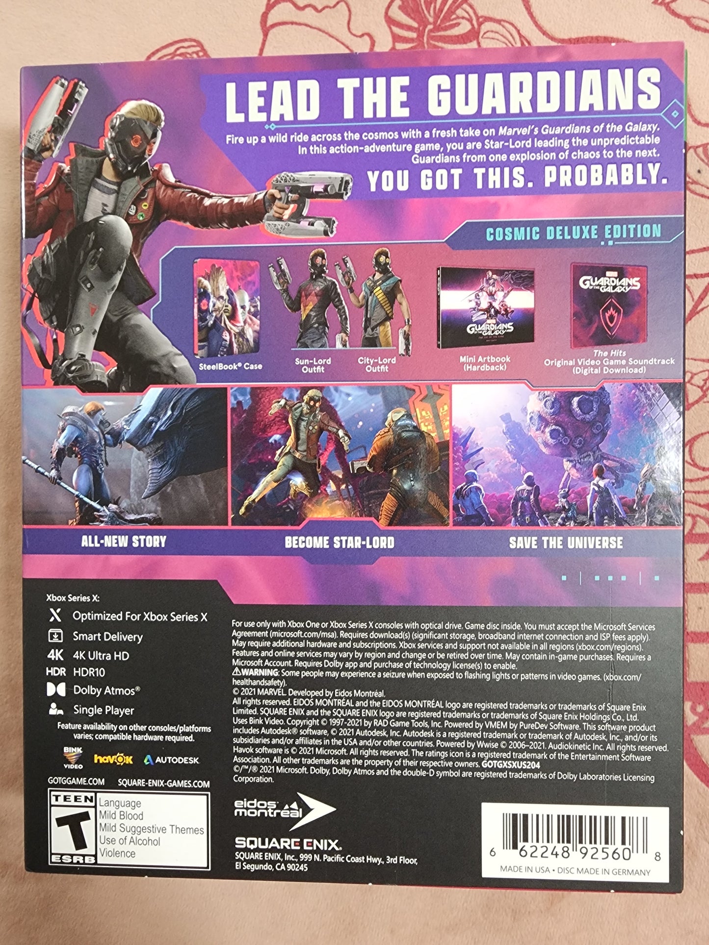 Guardians of the Galaxy - Xbox One (Complete)