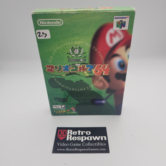 Mario Golf - JP Nintendo 64 (Complete)