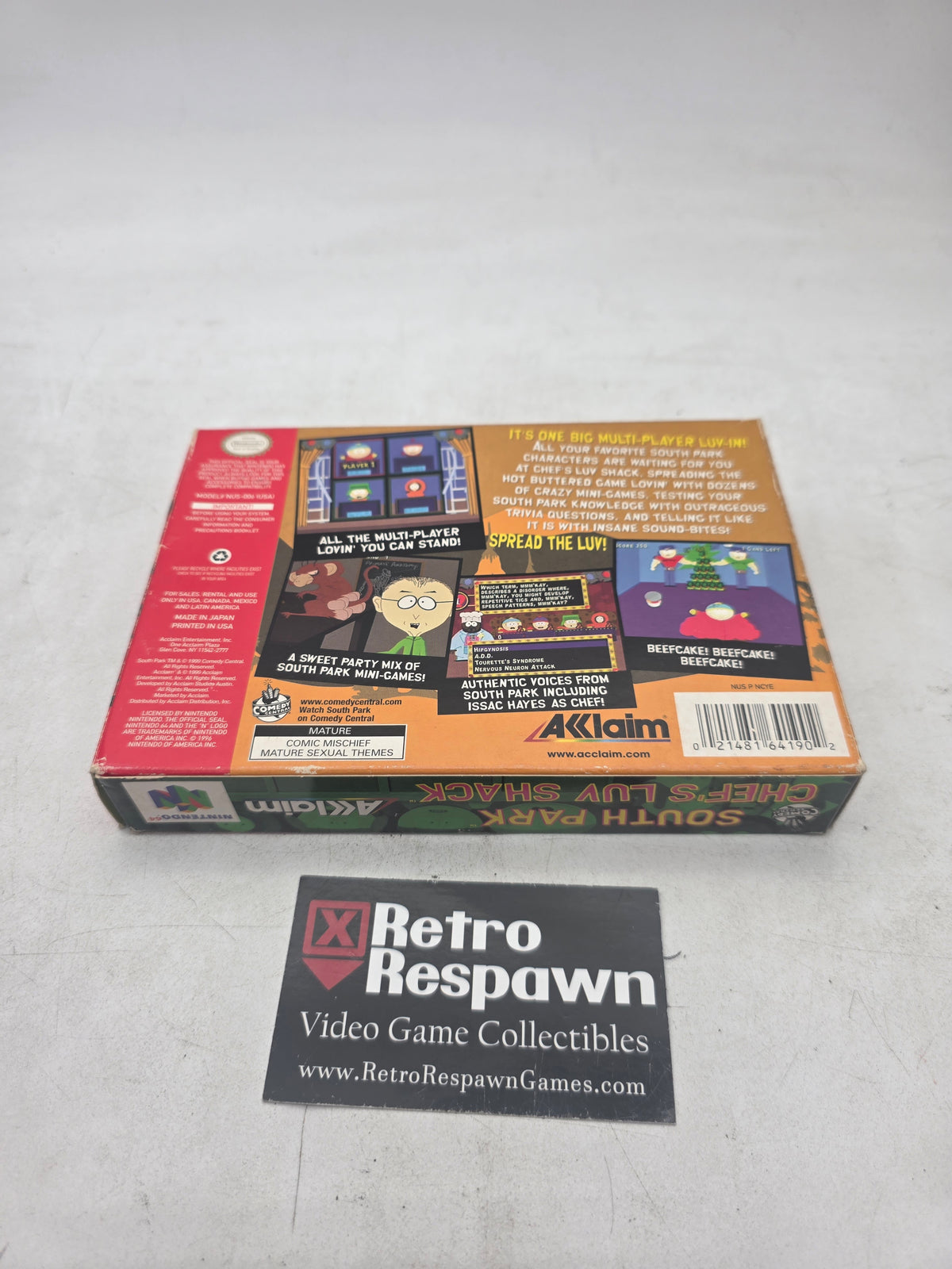 South Park Chef's Luv Shack - Nintendo 64 (Complete)