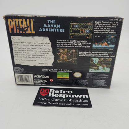 Pitfall Mayan Adventure - Super Nintendo (Complete)