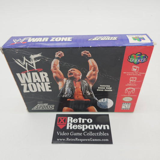 WWF Warzone - Nintendo 64 (Complete)