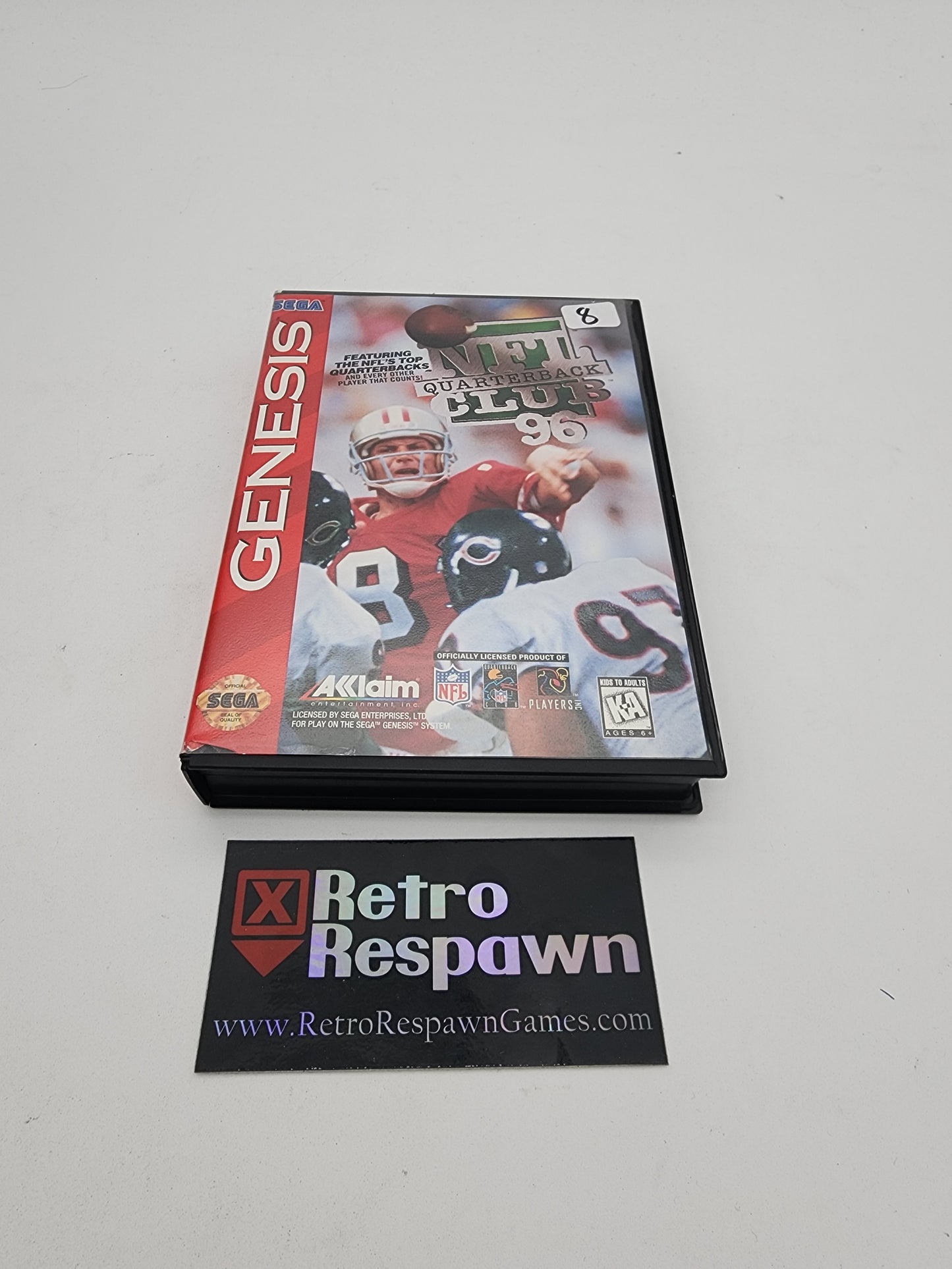 NFL Quarterback Club 96 - Sega Genesis (Complete)