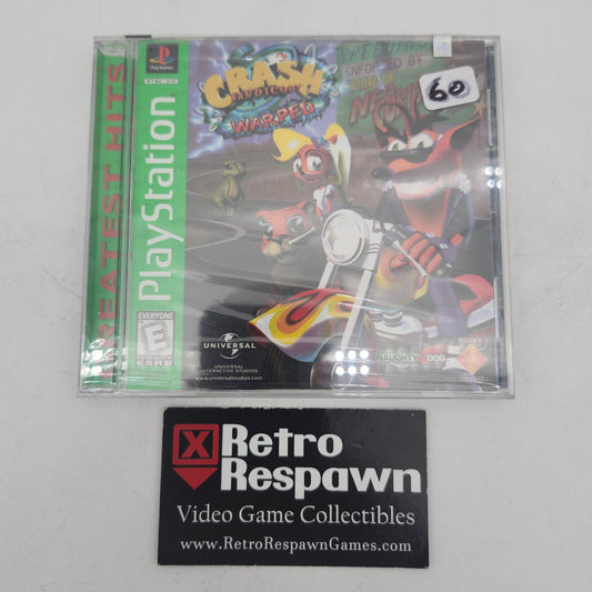 Crash Bandicoot Warped Greatest Hits - Playstation (Sealed)